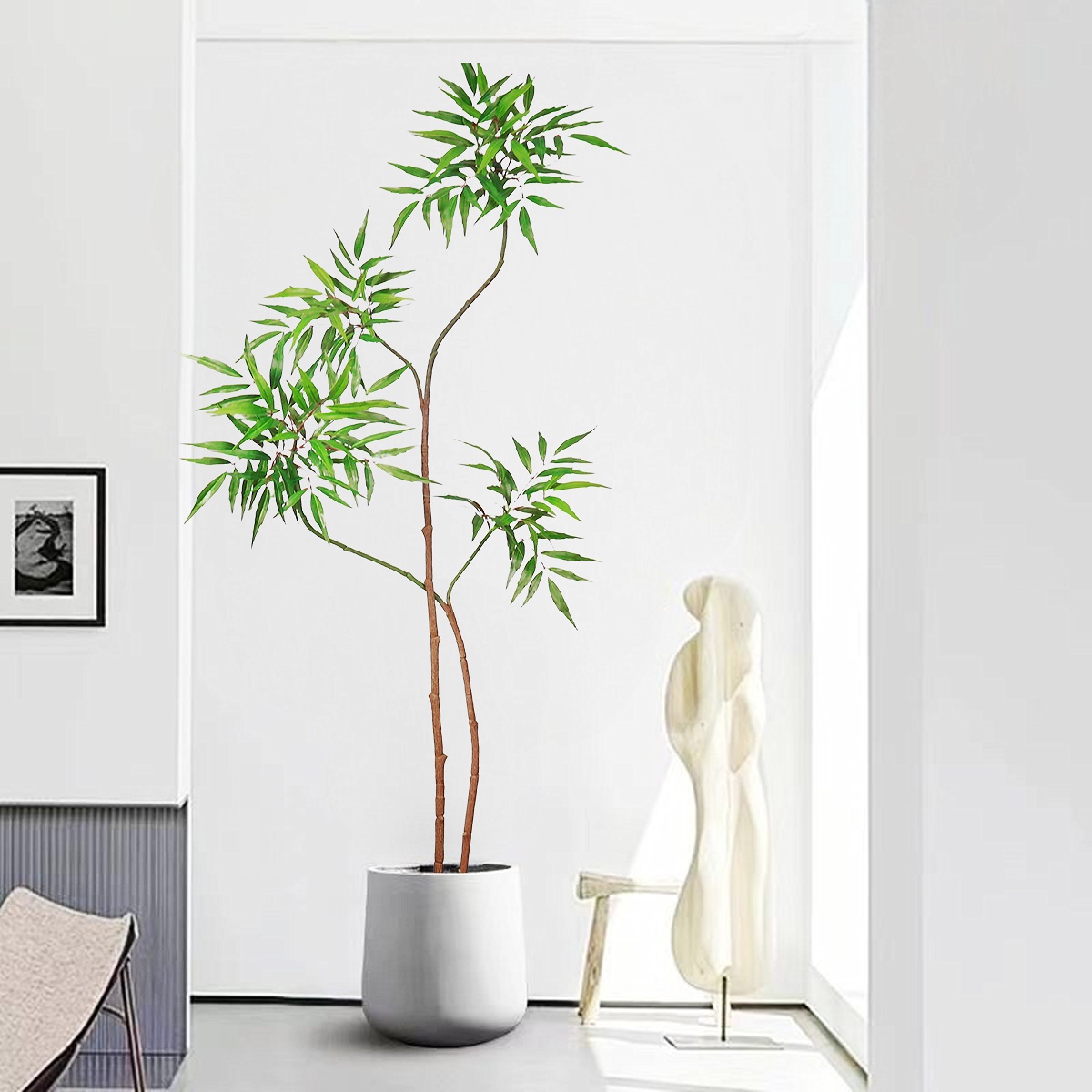 Plantas artificiais de banyan, - Ficus Lyrata Tree avaliação e preço