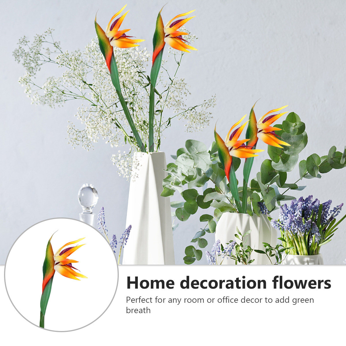Flor Artificial de Pássaro do  - Bird Paradise Strelitzia avaliação e preço