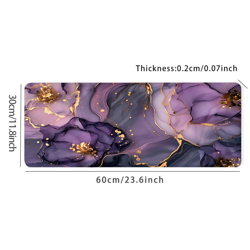 Mouse Pad de Mármore Roxo HD c - Tradescantia Purple avaliação e preço