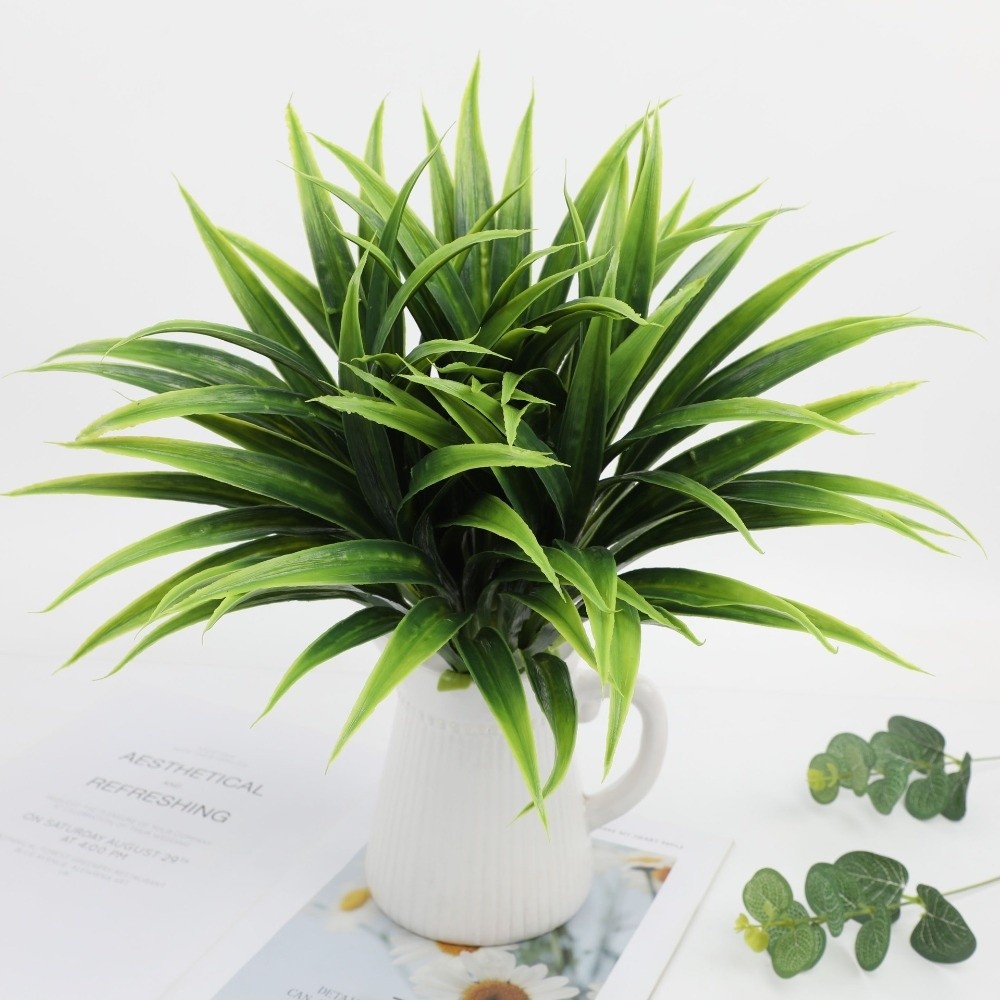 Folhas de Orquídea Artificiais - Spider Plant Hanging avaliação e preço
