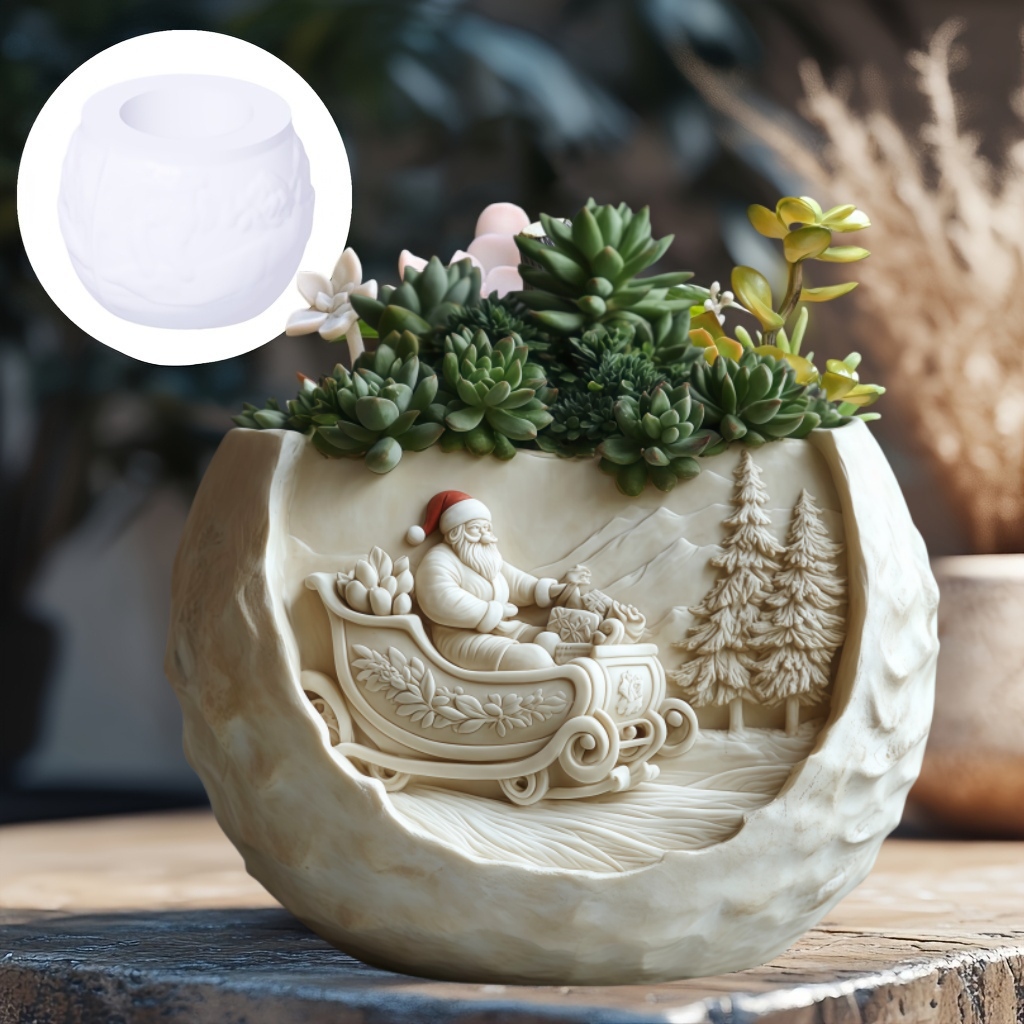 Trenó de cedro papai noel alív - Echeveria Succulent avaliação e preço