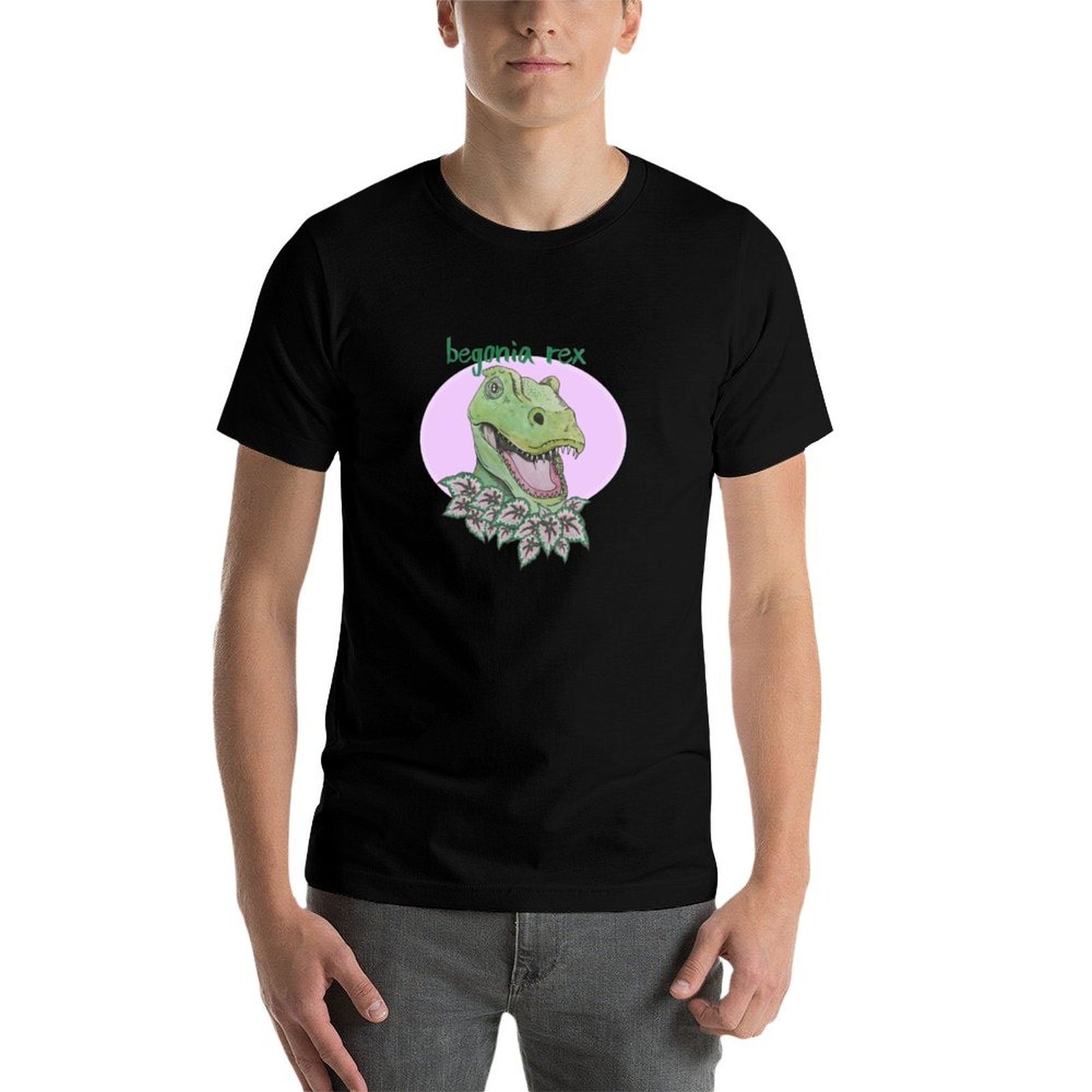 Camiseta T-Rex Begonia (rosa), - Begonia Rex avaliação e preço